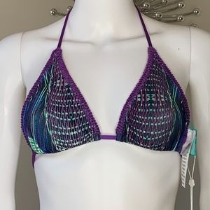 ONE PIECE TOP PURPLE TEAL